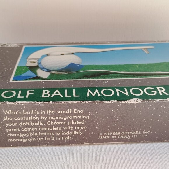 VINTAGE Golf Ball Monogrammer Tool STAR CASE Golf Ball Marker Dispute Resolution - Picture 2 of 8